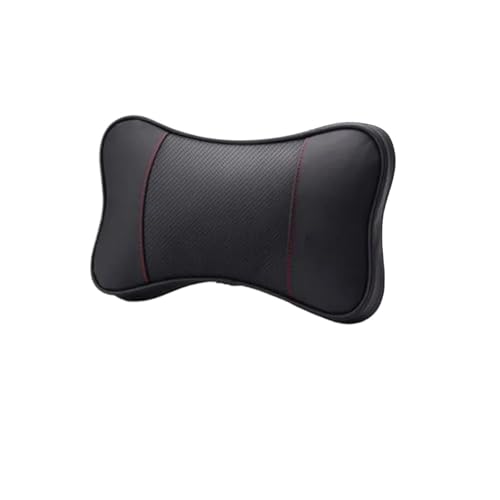 FJOADNVM Kopfstütze Auto Autositz Kopfstütze Auto Sicherheit Kopf Hals Rest Entspannen Kissen Kissen Pad Atmungsaktive Mesh Universal Auto Sitz Hals Kissen(1PCS-Black) von FJOADNVM