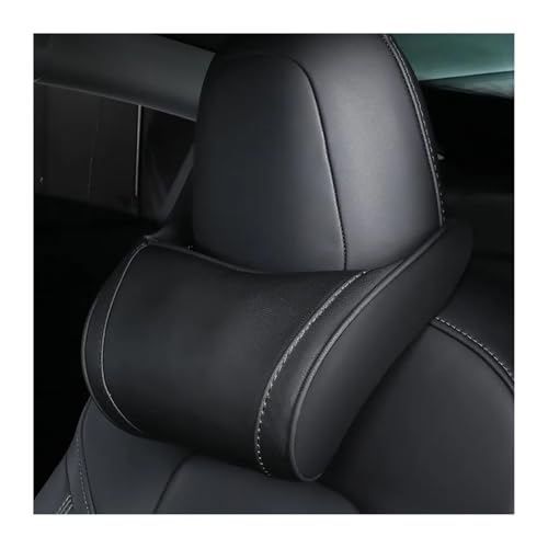 FJOADNVM Kopfstütze Auto Nackenkissen Kopfstützenkissen Autositz Nackenstütze Autositz Kopfstützkissen Auto Kopfstützenkissen(Black-1PC) von FJOADNVM