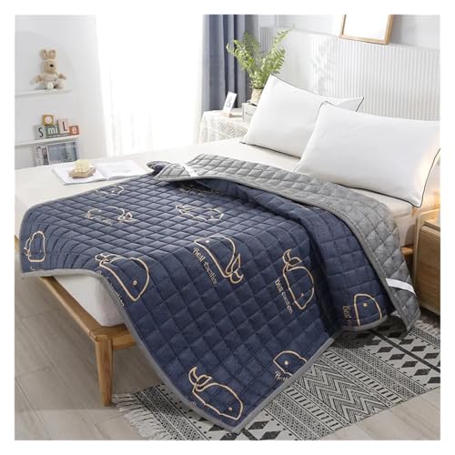 FJOADNVM Matratze 1 Stücke Weiche Matratze Hause Tatami-Matte Baumwolle rutschfeste Bequeme Matte Hotel Dünne Schutzpolster Studentenwohnheim Viele Größe(Blue 2,1800x2000mm 1pc) von FJOADNVM