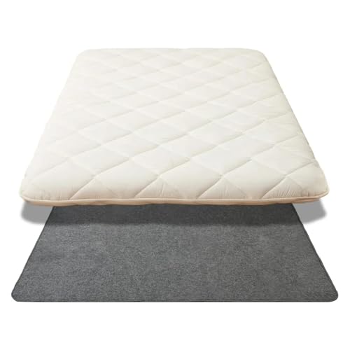 FJOADNVM Matratze Boden-Futon-Matratze, traditionelle Baumwolle, faltbar, aufrollbar, Queen-Size-Bett FJOADNVM Matratze Boden-Futon-Matratze, traditionelle Baumwolle, faltbar, aufrollbar, Queen-Size-Bett von FJOADNVM