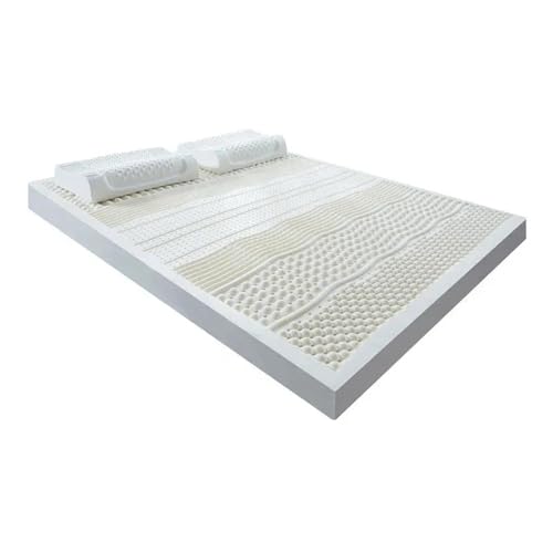 FJOADNVM Matratze Luxuriöse Latexmatratze, Faltbare Rückprallmatten aus Naturlatex mit Baumwollbezug, Wohnzimmermöbel(Thickness 5cm,80x200cm) von FJOADNVM