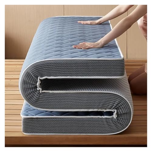 FJOADNVM Matratze Naturlatex-Matratze, Zuhause, Schlafzimmer, Tatami-Memory-Baumwollpolster, gepolstert, Vermietung, Einzel-Studentenwohnheim, verdickt(Color-3(Thick 8cm),180x200cm) von FJOADNVM