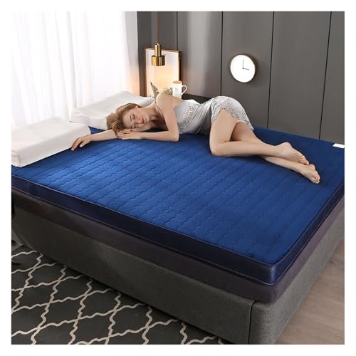 FJOADNVM Matratze Naturlatex-Matratze, gestrickte Baumwolle, hochwertige, verdickte Isomatte, Memory-Schaum, Schlafhilfe, Doppelbett, volle Größe(NO-2,Thickness 8cm,120x190cm) von FJOADNVM