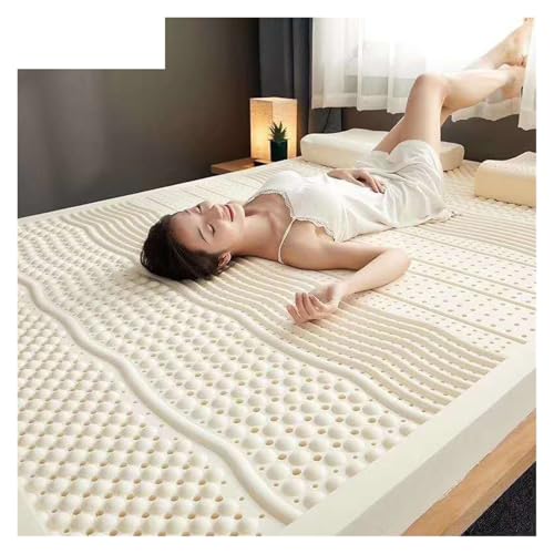 FJOADNVM Matratze Naturlatexmatratzen, langsam zurückfedernde Tatami-Hotelmatratze mit Baumwollbezug(7.5cm,100x200cm(39x79in)) von FJOADNVM