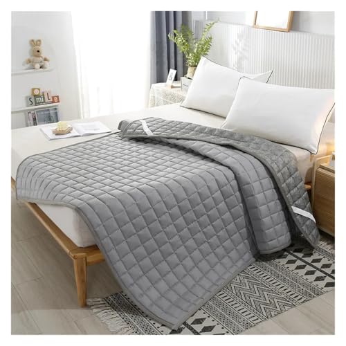 FJOADNVM Matratze Ultraweiche, Faltbare Baumwollmatratze, atmungsaktive Anti-Tatami-Matte, Studentenwohnheim, Einzel-, Doppelbett, Kingsize-Bett, Haushalt(Grey,1500x1900mm) von FJOADNVM