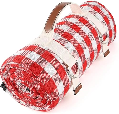 FJOADNVM Picknickdecke Picknickdecke, große, wasserdichte Campingmatte, faltbar,(Color4,200cm X 200cm) von FJOADNVM