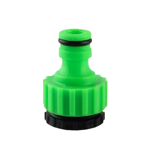 FJOADNVM Schlauchverbinder Gartenschlauchanschluss 3/4 Zoll und 1/2 Zoll 2in1 Gewindehahnadapter Schlauchanschlussset for Gartenbewässerung(Sliver) von FJOADNVM