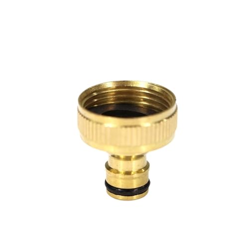 FJOADNVM Schlauchverbinder Wasserhahn Schnellverbinder Messing 1/2" 3/4" 1“ Außen-/Innengewinde auf 16,0 mm Nippeladapter for Gartenschlauch-Bewässerungsrohrverschraubung(B-2PCS) von FJOADNVM