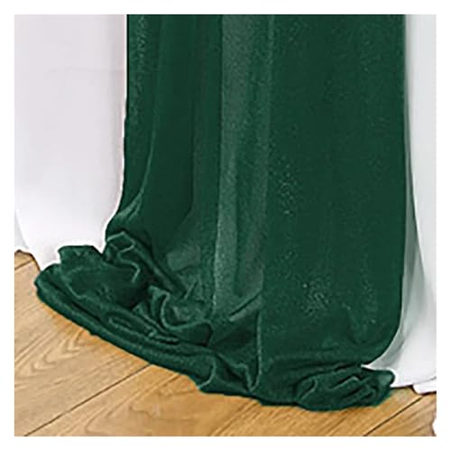 FJOADNVM Stuhlschleife Hochzeit 10/50PCS Like Chiffon Chair Sashes Wedding Decoration 17x250cm Aisle Decorations Party Banquet Event Baby Shower(Green2,10 pcs) von FJOADNVM