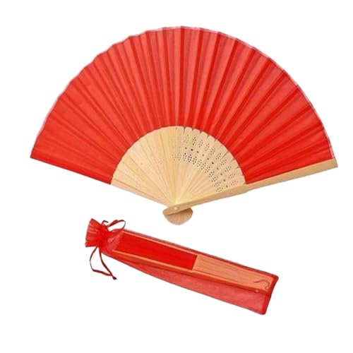 Faltfächer 20/80 Pcs Hochzeit Handgemachte Seide Fan Hochzeit Und Party Mit Tasche(Color04,30 Pcs) von FJOADNVM