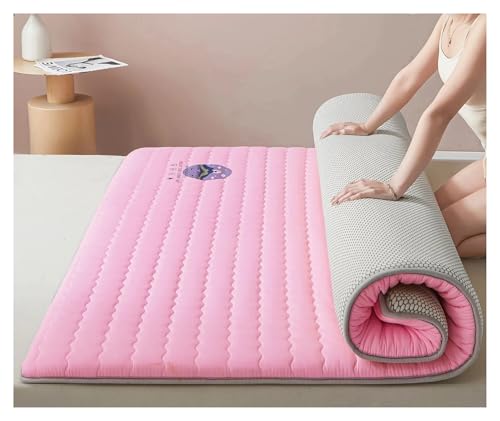 Matratze Medizinische Matratze for 1 Person, aufblasbare Schlafmatratze for Männer, Betten und Möbel, Schaumstoffmatratzen(Pink,180 x 200 m) von FJOADNVM