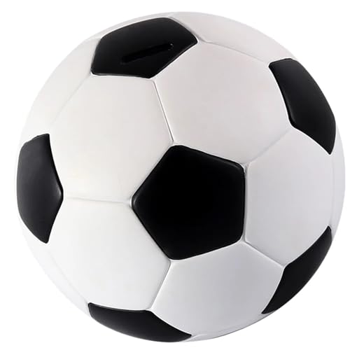 Spardose Kinder Geld Topf Fußball Piggy Bank Kind Fußbälle Käfig Vinyl for Kinder Münze Dekor Spardose Kinder Geld Topf Fußball Piggy Bank Kind Fußbälle Käfig Vinyl for Kinder Münze Dekor von FJOADNVM