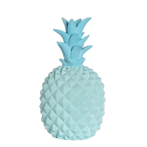 Spardose Kinder Kreative Ananas-Ornamente in Gelee-Farbe, Kunstharz, Geschenk for Kinder, Sparschwein, Obst, süßes Mädchen-Geschenk, Heimdekoration, Zubehör(L,M) von FJOADNVM