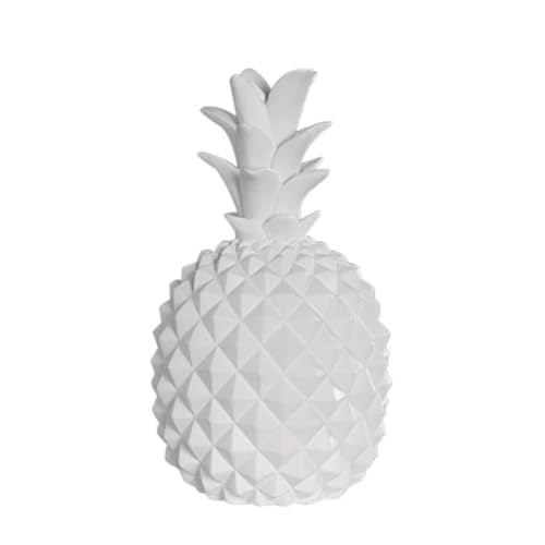 Spardose Kinder Kreative Ananas-Ornamente in Gelee-Farbe, Kunstharz, Geschenk for Kinder, Sparschwein, Obst, süßes Mädchen-Geschenk, Heimdekoration, Zubehör(W,M) von FJOADNVM