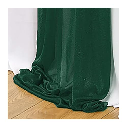 Stuhlschleife Hochzeit Set of 10 Like Chiffon Chair Sashes Wedding Decoration for Aisle Decorations Party Banquet Event Baby Shower，17x250cm Long(Green2) von FJOADNVM