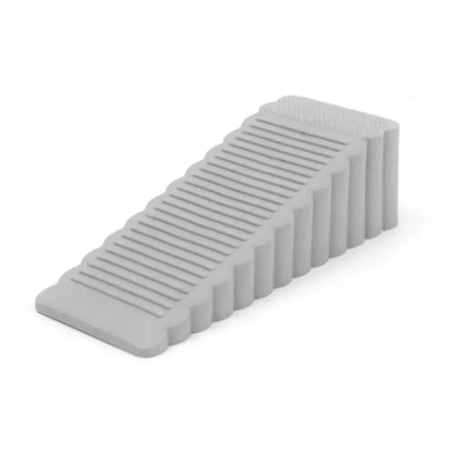 Türstopper 1/6 Stück Türstopper aus Gummi, wiederverwendbar, Keil, stoßdämpfende Blöcke, Möbel, rutschfeste feste Pads, Home-Office-Wandschutzwerkzeuge(Gray,6PCS) von FJOADNVM