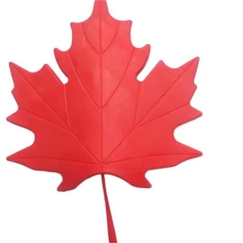 Türstopper 1 Stück Kreativer Ahornblatt-Türstopper Reine Farbe 3D-Möbelblattform Sicherheitstürstopper Antikollisionsverdickter Türclip(Red) von FJOADNVM