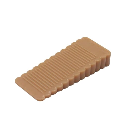 Türstopper 1Pcs Silikon Tür Stop Stopper Block Keil Türstopper Home Office Hinten Retainer Anti-kollision(Brown) von FJOADNVM