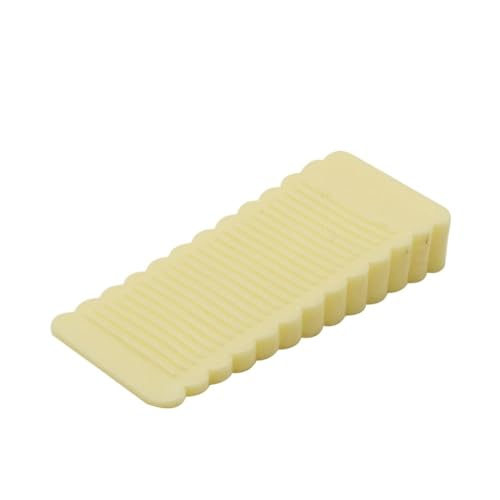 Türstopper 1Pcs Silikon Tür Stop Stopper Block Keil Türstopper Home Office Hinten Retainer Anti-kollision(Yellow) von FJOADNVM