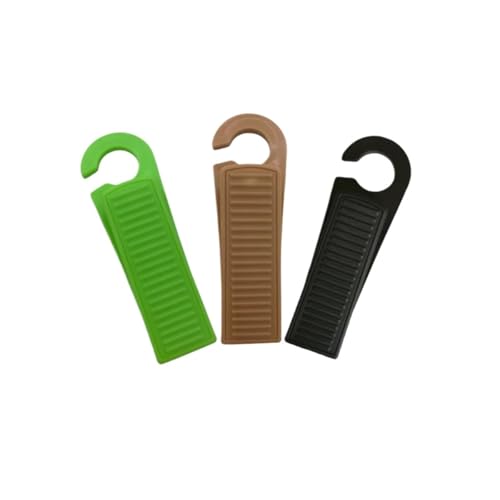 Türstopper 3PCS Silikon Türstopper Tür unten Winddicht Block Keil Home Office Hintere Halterung Antikollisions-Pad(Color E-3PCS) von FJOADNVM