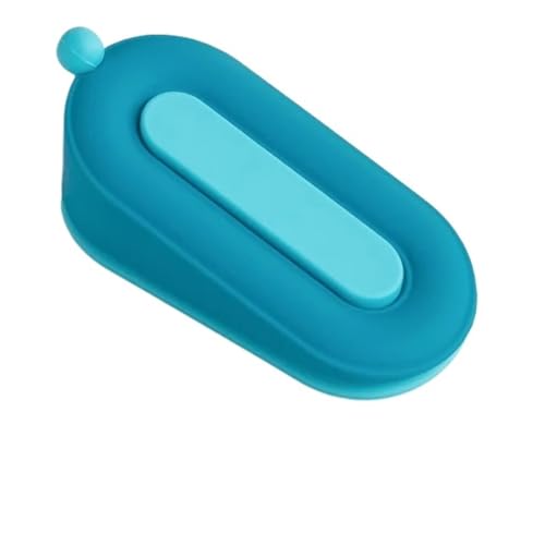 Türstopper Abnehmbarer Türstopper, Donut-förmiger Silikonstopper, Keil for Teppiche, Antikollisions- und Windschutzmatte for Türen aller Böden(Blue (1 PC)) von FJOADNVM