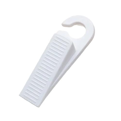 Türstopper Türstopper Hakentyp Keil Verhindern Sie das Aussperren Türfutterstopper Türspalt Wandschutz for Den Boden Des Schlafzimmers Im Haus(1pcs White) von FJOADNVM