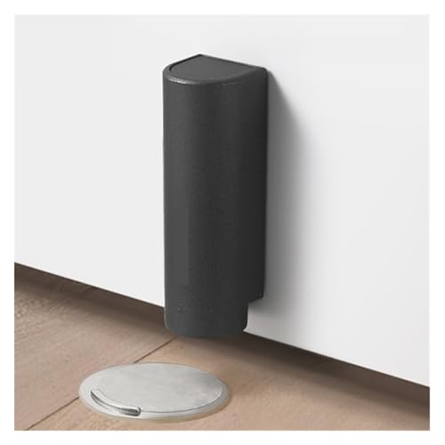 Türstopper Türstopper Magnetischer Weiß Schwarz Nagelfreier Türsockel Türbeschläge Schließverhinderung Türschließer Stoßfängerblock(Grey) von FJOADNVM