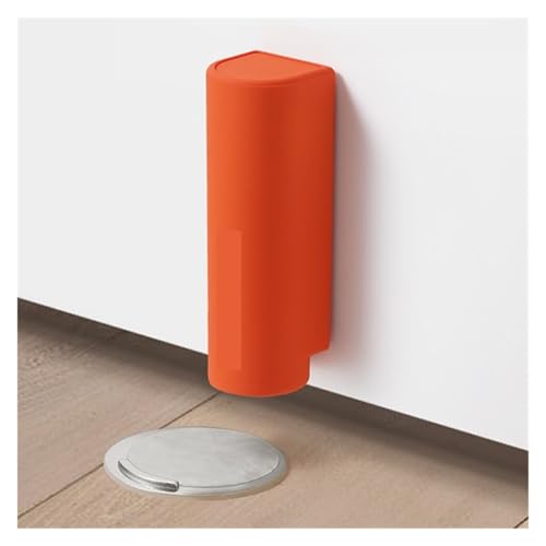 Türstopper Türstopper Magnetischer Weiß Schwarz Nagelfreier Türsockel Türbeschläge Schließverhinderung Türschließer Stoßfängerblock(Orange) von FJOADNVM