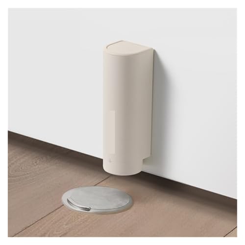 Türstopper Türstopper Magnetischer Weiß Schwarz Nagelfreier Türsockel Türbeschläge Schließverhinderung Türschließer Stoßfängerblock(White) von FJOADNVM