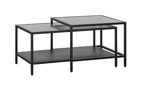 FJORDFORM Kaffetische Nest, Schwarze Metall, Riffelglas FJORDFORM Kaffetische Nest, Schwarze Metall, Riffelglas von FJORDFORM