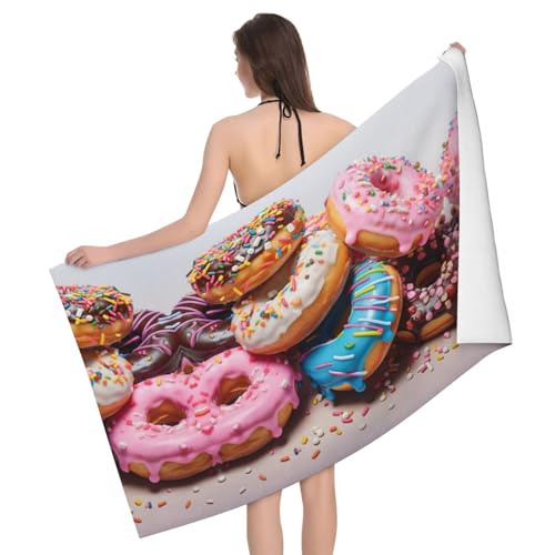FJQWKLF Donuts Mikrofaser-Badetuch, Multifunktions-Badetuch – weich und saugfähig, bequem FJQWKLF Donuts Mikrofaser-Badetuch, Multifunktions-Badetuch – weich und saugfähig, bequem von FJQWKLF