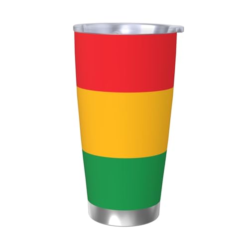 FJQWKLF Edelstahlbecher mit Deckel „Juneteenth Is My Independence Day – 20 oz Reisebecher – Tragbarer Thermobecher von FJQWKLF