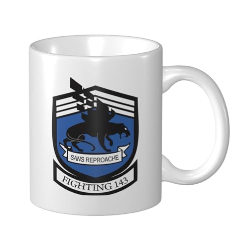 FJQWKLF vf 143 Fighting 143 San Reproche Kaffeetasse aus Keramik, Fassungsvermögen 11 Unzen von FJQWKLF