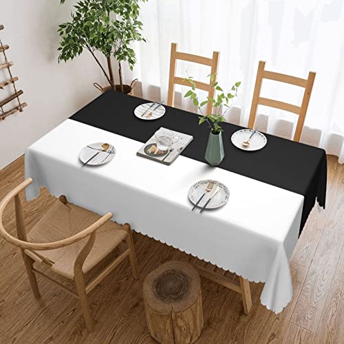 Flagge Preußen - Provinz Ostpreußen Quadratische Spitze-Tischdecke, wasserabweisender Stoff, warmes und weiches Handgefühl für Esstisch, 137,2 x 182,9 cm Flagge Preußen - Provinz Ostpreußen Quadratische Spitze-Tischdecke, wasserabweisender Stoff, warmes und weiches Handgefühl für Esstisch, 137,2 x 182,9 cm von FJQWKLF