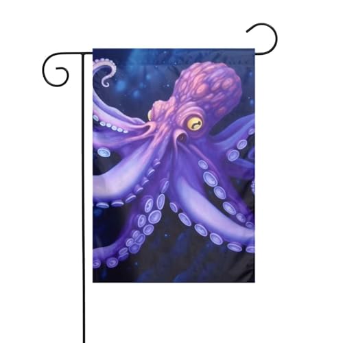 Lila Oktopus Ostern Garten Flagge Frühling Garten Flaggen St Patricks Day Garten Flagge Outdoor Dekor 12inx18in vertikal doppelseitig Lila Oktopus Ostern Garten Flagge Frühling Garten Flaggen St Patricks Day Garten Flagge Outdoor Dekor 12inx18in vertikal doppelseitig von FJQWKLF