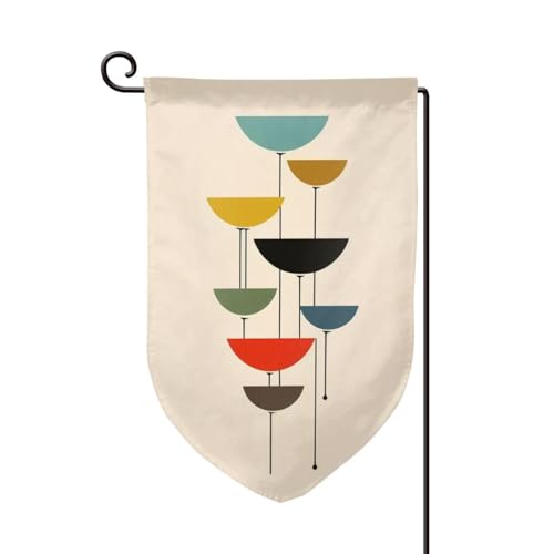 Mid Century Modern Prints Drucke Frühlings-Gartenflaggen 12 x 18 Zoll Gartenflagge Herbst-Gartenflagge Outdoor-Dekorationsflagge Scharfe Ecken Mid Century Modern Prints Drucke Frühlings-Gartenflaggen 12 x 18 Zoll Gartenflagge Herbst-Gartenflagge Outdoor-Dekorationsflagge Scharfe Ecken von FJQWKLF