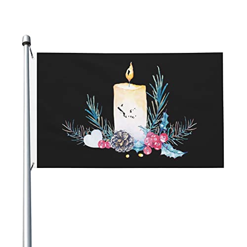 Weiße Kerzen-Flagge, doppelseitig, 3 x 5 Fuß, für den Außenbereich, langlebige dekorative Flaggen für den Innen- und Außenbereich, für Zuhause, Party-Banner, Willkommensflagge, 3 x 5 Fuß Weiße Kerzen-Flagge, doppelseitig, 3 x 5 Fuß, für den Außenbereich, langlebige dekorative Flaggen für den Innen- und Außenbereich, für Zuhause, Party-Banner, Willkommensflagge, 3 x 5 Fuß von FJQWKLF