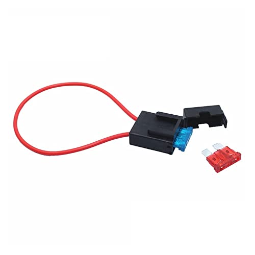 10 STÜCKE 18AWG 600 V Wasserdichter Auto Inline Medium Inline Sicherungshalter + 1 Stück Sicherungseinsätze(3A and Fuse Holder) von FJSAYDYW