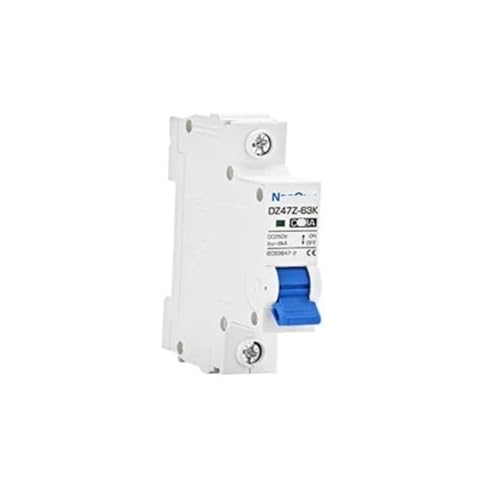 1P DC250V Solarpanel DC-Leistungsschalter 16A 32A 50A 100A 125A Nicht polarisierter DC-Leistungsschalter for Photovoltaikanlage(50A) von FJSAYDYW