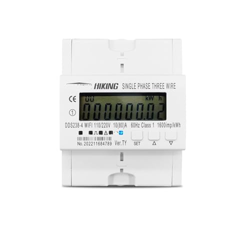 2 Phasen 110 V + 110 V 60 Hz 80 A DIN-Schiene Energy Meter Stromverbrauchsmonitor Kilowattstundenzähler Wattmeter 2 Phasen 110 V + 110 V 60 Hz 80 A DIN-Schiene Energy Meter Stromverbrauchsmonitor Kilowattstundenzähler Wattmeter von FJSAYDYW