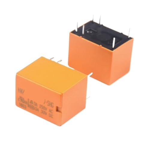 2 STÜCKE Relais 6PIN 3A 3V 5V 9V 12V 24V(HK4100F-DC3V-SHG) von FJSAYDYW
