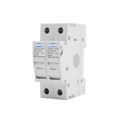 2P paralleler DC-Sicherungshalter 10 * 38 mm Hochspannungs-Solar-Photovoltaik 1100 V TOPV-30 Basis-Photovoltaik-Systemschutz gpV(NO LED) von FJSAYDYW