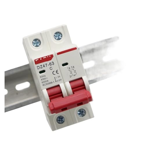DZ47 2P 3A 6A 10A 16A 20A 32A 40A 50A 63A 400V C-Typ Miniatur-Leistungsschalter 35mm DIN-Schieneninstallation Schaltleistung 6KA(63A) von FJSAYDYW