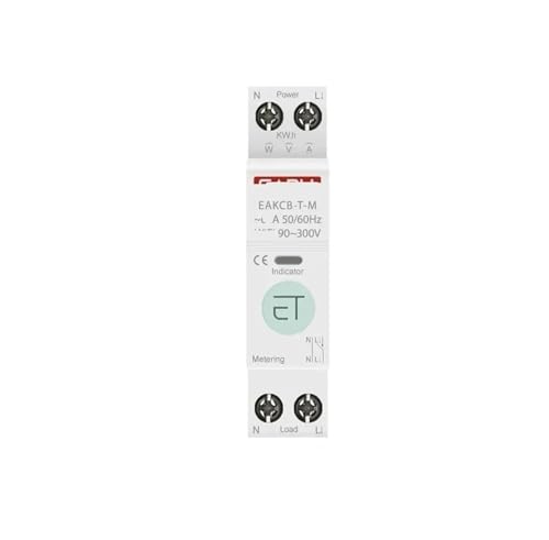 EAKCB-TM intelligenter Leistungsschalter 1P 63A Strom Energie Kilowattstunde Spannung Amperemeter Schutz Sprachfernbedienungsschalter(1-63A) von FJSAYDYW