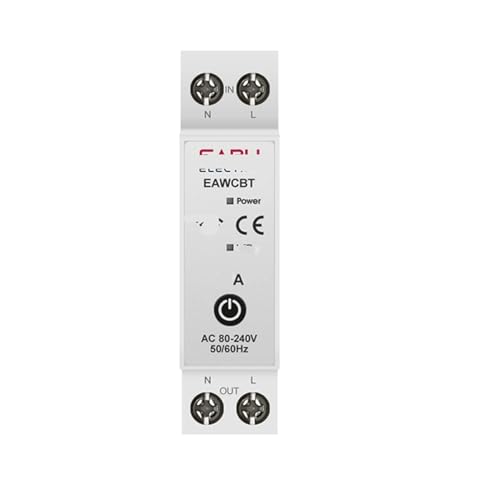 EAWCBT 63A 1P+N Switch Energiezähler Kilowattstundenmessung Überwachung Leistungsschalter Timer Relais Spannungsschutz(25A) von FJSAYDYW
