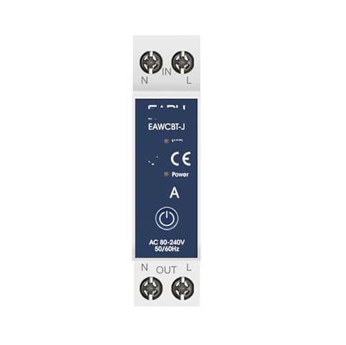 EAWCBT-J 6-63A 1P+N Switch Energiezähler Kilowattstundenmessung Überwachung Timer Relais Spannungs- und Stromschutz(10A) von FJSAYDYW