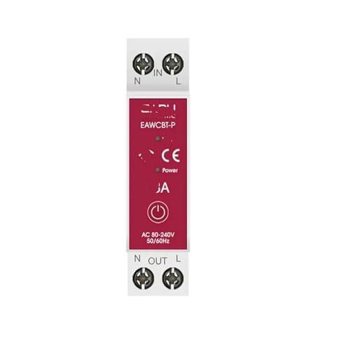EAWCBT-P Intelligenter Leistungsschalter-Timer 1P+N 63A Energie KWh Spannung Strommesser Schutz Sprachfernbedienungsschalter(32A) von FJSAYDYW