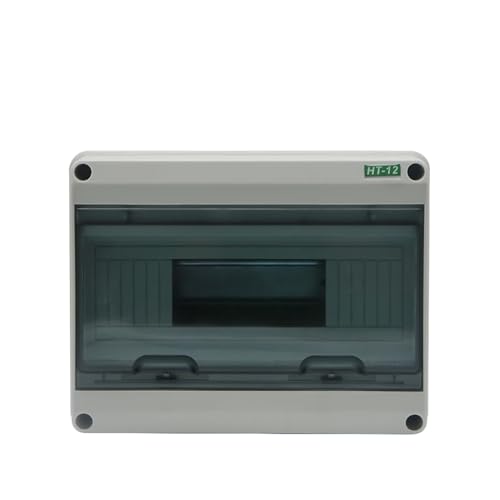 HT-5/8/12/15/18/24 wasserdichter Kunststoff-Verteilerkasten, Schalttafeleinbau-Verteilerkasten, wasserdichter Anschlusskasten for den Außenbereich, IP65(HT-12-250 * 195 * 110mm) von FJSAYDYW