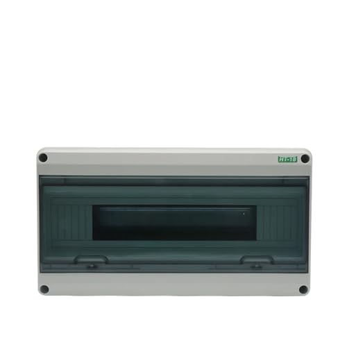 HT-5/8/12/15/18/24 wasserdichter Kunststoff-Verteilerkasten, Schalttafeleinbau-Verteilerkasten, wasserdichter Anschlusskasten for den Außenbereich, IP65(HT-18-365 * 195 * 110mm) von FJSAYDYW