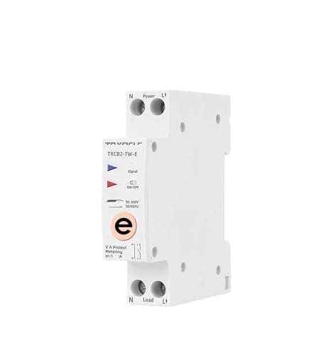 Intelligenter Leistungsschalter 1P+N 16A 20A 63A Energiezähler KWh Fernschalter Timer Relais Spannungs- und Stromschutz(VA Protect,32A) von FJSAYDYW